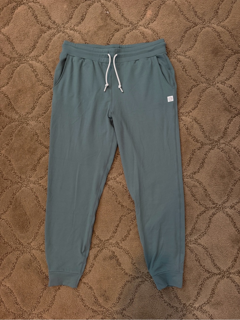 Women’s Greenish Blue Drawstring Jogger Pants
